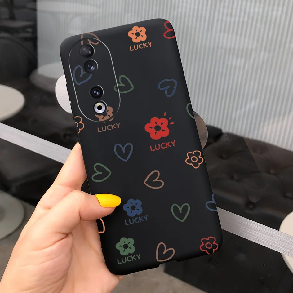 Fashion Leopard Painted Matte Soft Phone Case for Huawei Honor 90 Series
