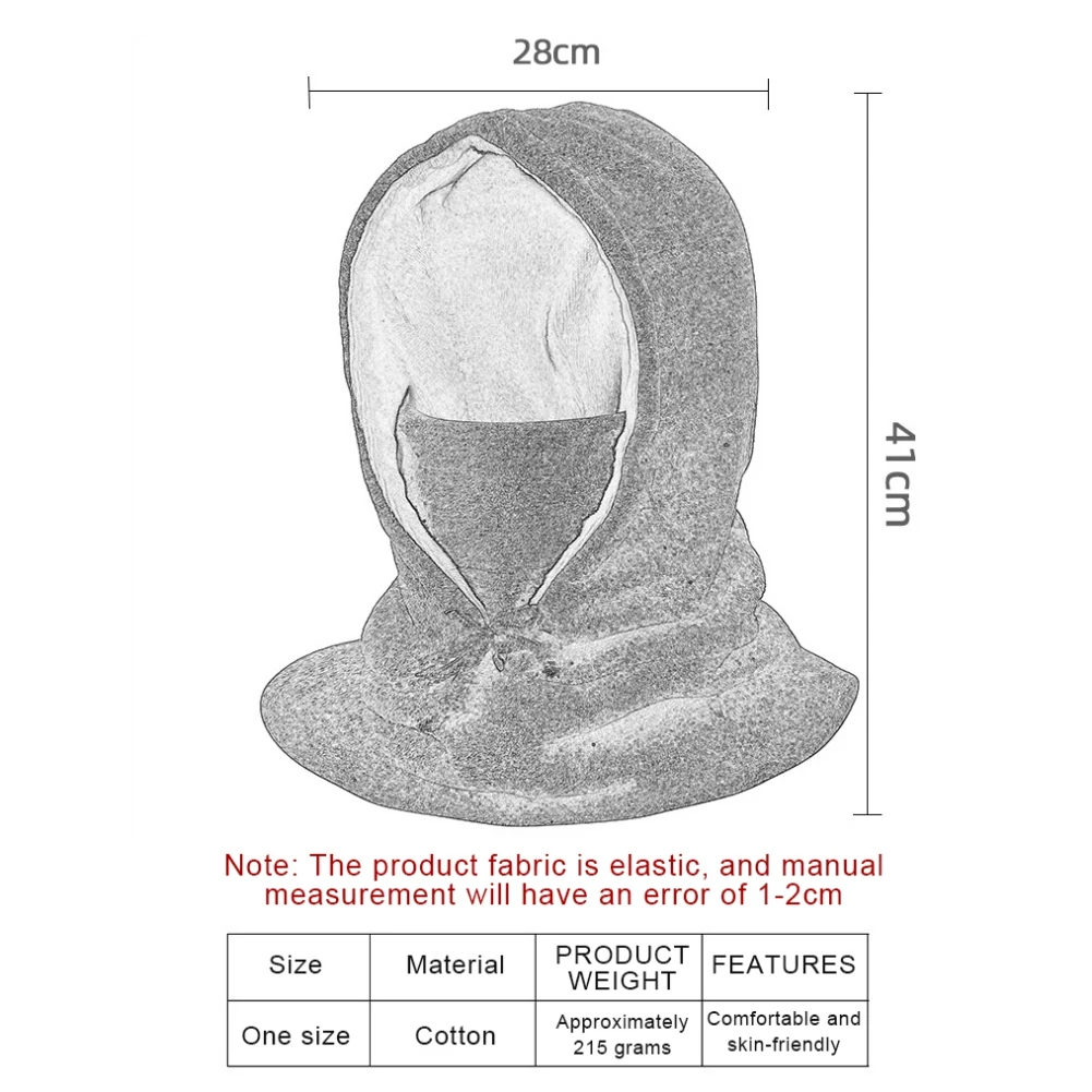 Balaclava Ski Full Head Covers Fleece Hood Windproof Face Mask Outdoor Winter Sports Skiing Bicycle Thermal Fleece Balaclava Hat 6