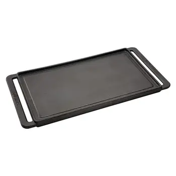 Reversible Cast Iron Grill Griddle Plate 1