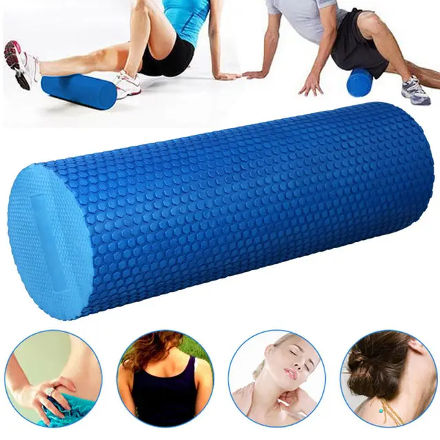 Pilates Foam Roller 45cm Point EVA Massage Roller Foam Roller Muscle Recovery Roller Deep Tissue Massage Therapy Crossfit