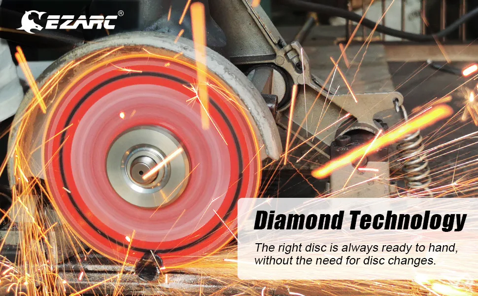 EZARC 125mm Cutting Disc for Metal, INOX, Rebar, Steel, Iron, Diamond Cutting Wheel with 5000+ Cuts, Metal Saw Blades Cut Tool