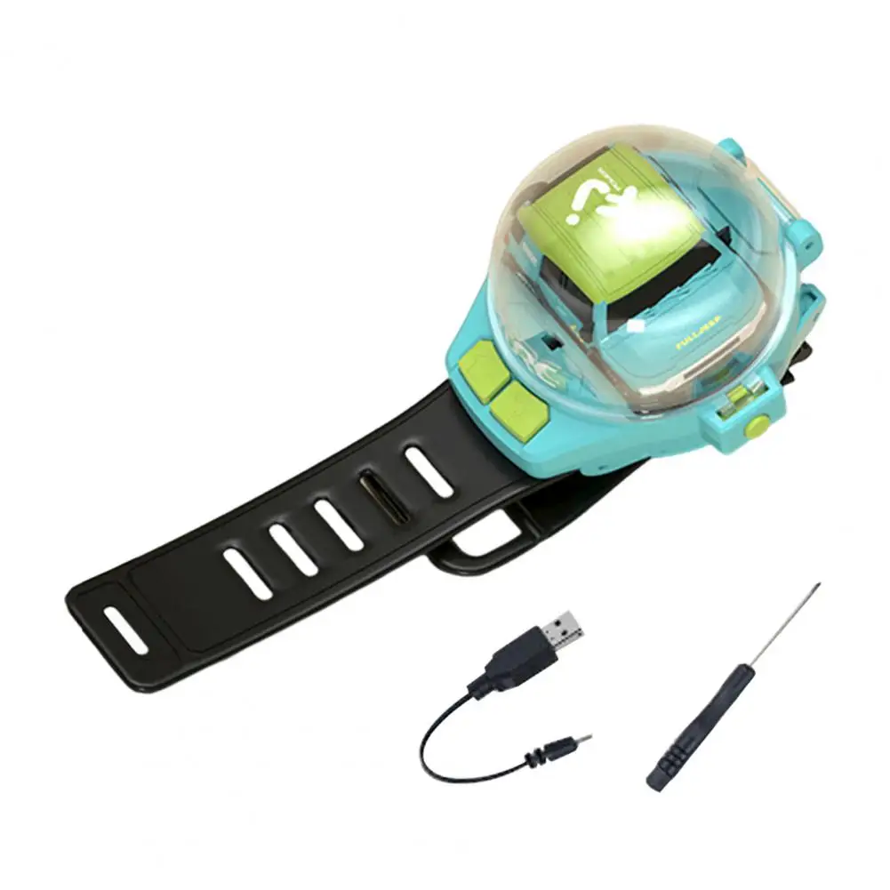 Watch Remote Control Car 2.4ghz Rc Mini Racing Vehicle Wrist Toy with Led Light for Kids Remote with for Toddlers 4