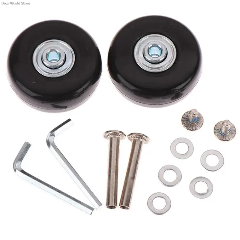 

Luggage Suitcase Replacement Wheels Dia 50/54/60mm Suitcase Parts Axles Durable Sliding Resistant Flexible Casters