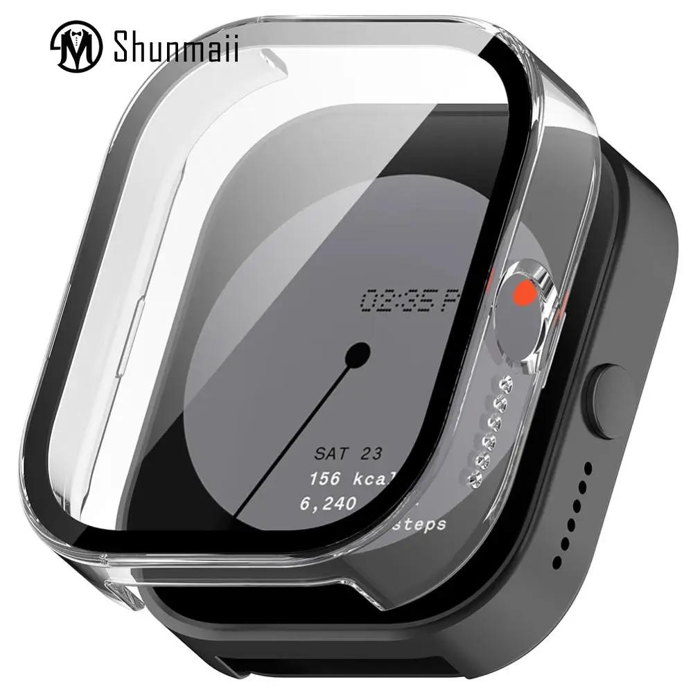 Screen Protector Case with Tempered Glass Full Coverage Bumper For CMF by Nothing Watch Pro Accessories watch screen protector case,watch accessories,watch screen protector,apple watch screen protector case,watch protective case,watch cover