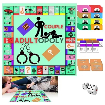 Couple Chessboard Monopolys Party Game, Adult Couple Dating Game Night for various festivals, board game gifts for adult 2025