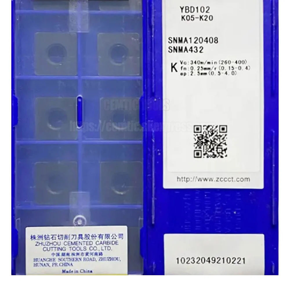 

100% Original ZCC YBD151 SNMA120408 10pcs/Lot YBD152 YBD102 YBD052