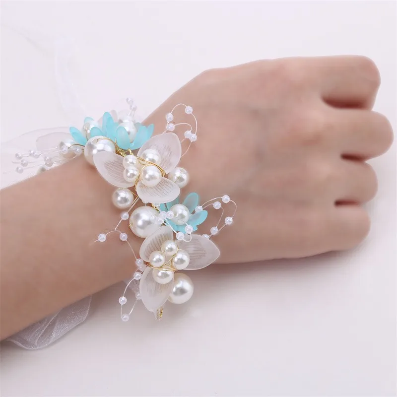 Elegant Pearl Flower Headband - Baby Girls Wedding Hair Accessory