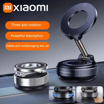 Xiaomi Super Strong Magnetic Phone Holder Foldable Design 360° Adjustable Vacuum Car Mount For Car Desk Bathroom Phone Holder