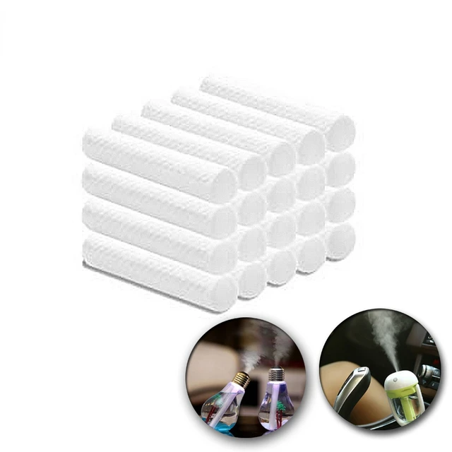 100pcs Aromatherapy Essential Oil Cotton Wicks For Nasal Inhaler Sticks -  Refillable Bottles - AliExpress
