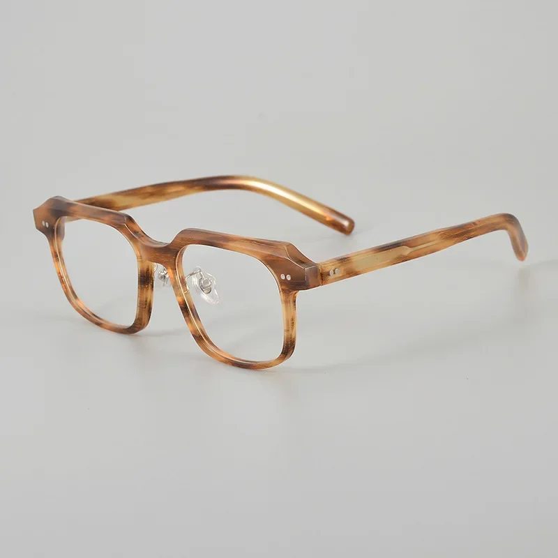 

WYT Japanese retro VECTOR-001 square large frame plate plain myopic glasses frame can be equipped with prescription lenses