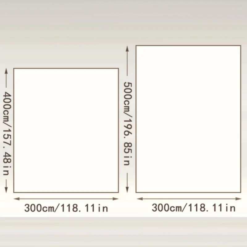 1개 2D 평면 크리스마스 테마 대형 차고, 눈 덮인 밤 마을, 조명 포함, 전원 필요 없음