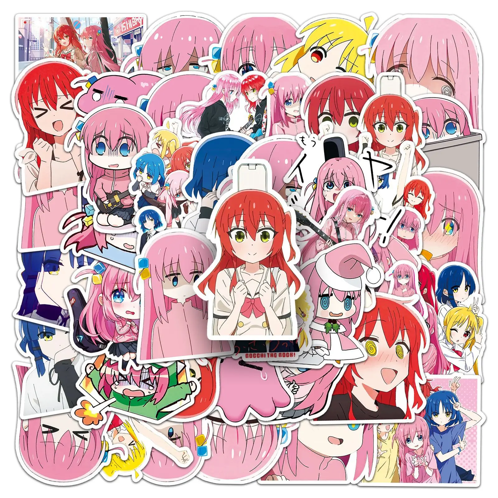 BOCCHI THE ROCK Creative Aesthetic Sticker Set - 50PCS