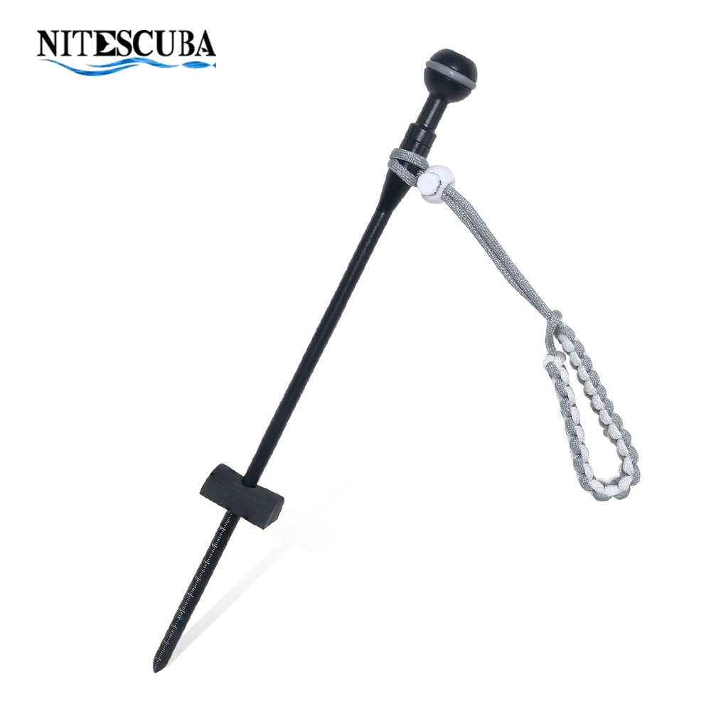 Multi purpose Diving Probe Indicator Rod Underwater Pointer Stick Lobster Stick Diving Light/Gopro Waterproof Shell Bracket