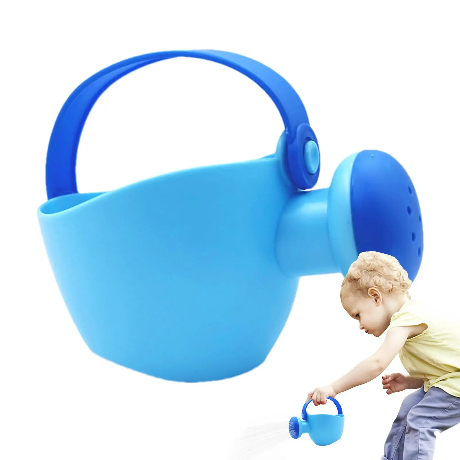 1pc mini Baby Bath Toy Colorful Plastic Watering Can Watering Pot Beach Toy Play Sand Shower Bath Toy For Children Kids Gift
