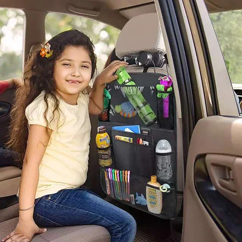 2 Organizadores Para Asiento De Coche - De Tela Oxford 600D, Con 3 Bolsillos - Colgantes, Universales Para Cualquier Vehículo