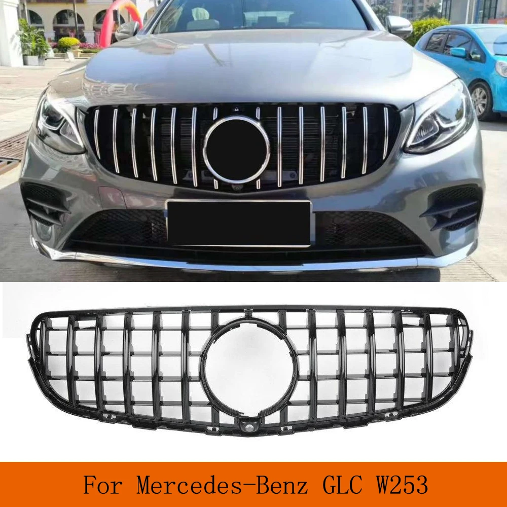 Решетчатая решетка для автомобилей Mercedes Benz GLC Class GLC200 GLC250 GLC300 Sport GlC450 GLC63 2015-2018 для W253 AMG GT