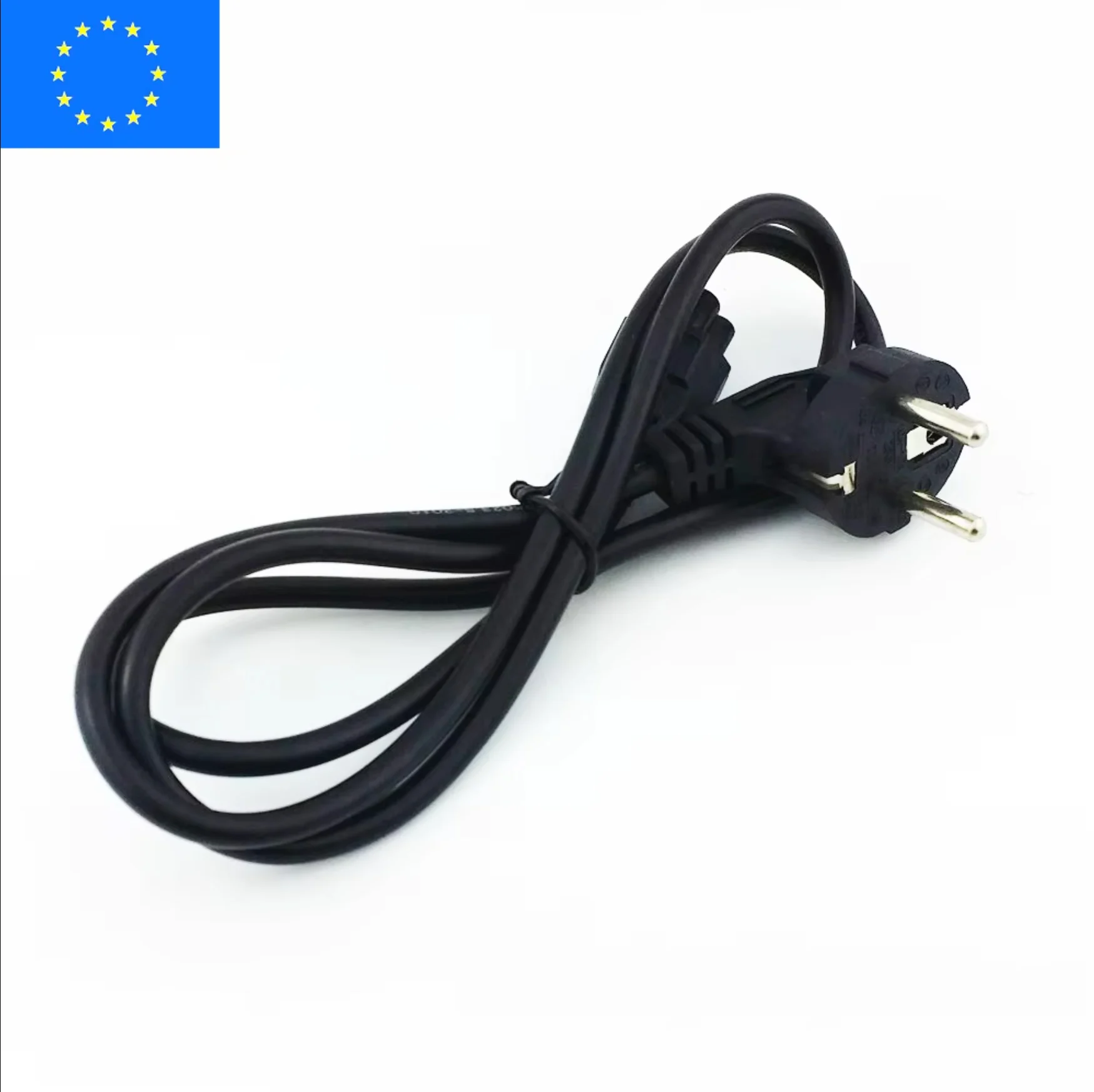 European 3-Pin to Clover Leaf Laptop Adapter Power Cable