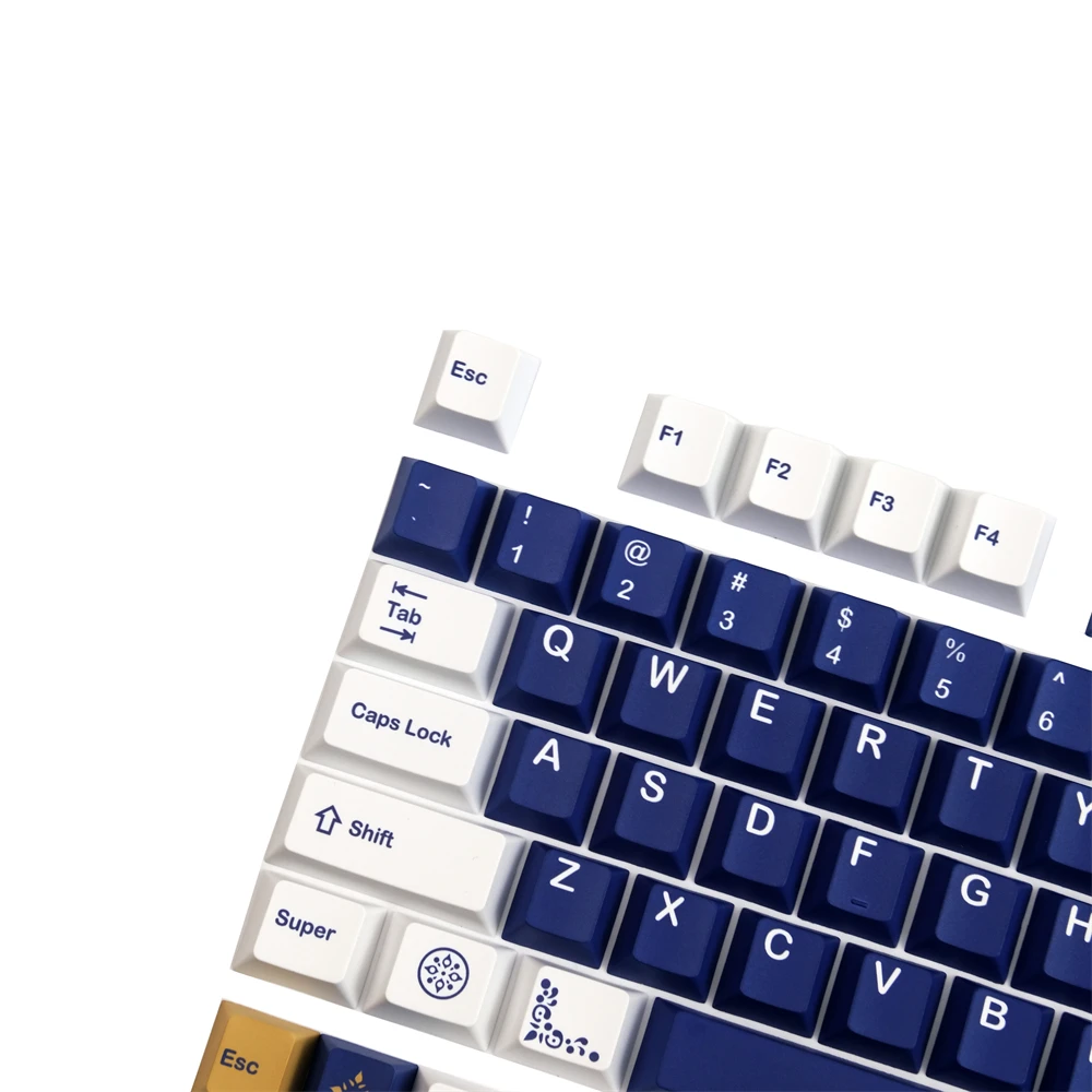 Gmk Lazuriteキーボードキャップ,昇華型,142キー,Cherryプロファイル 
