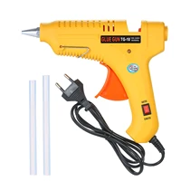 Hot Melt Glue Gun 60W/100W Power Adjustable Hot Melt Glue Machine Multifunctional Industrial Household DIY Glue Gun Yellow GT-10 1