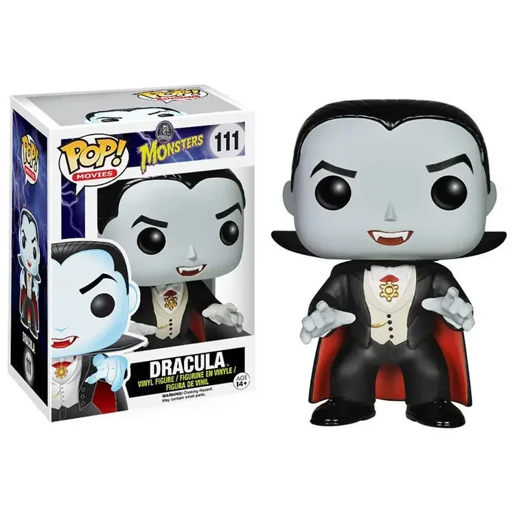 thumbnail image 5 of Figuras de acción de vinilo FUNKO POP Monsters Series n.º 111, n.º 114, n.º 118, Mummy, n.º 115, Frankenstein, n.º 113, modelos para niños y juguetes, 5 of 5