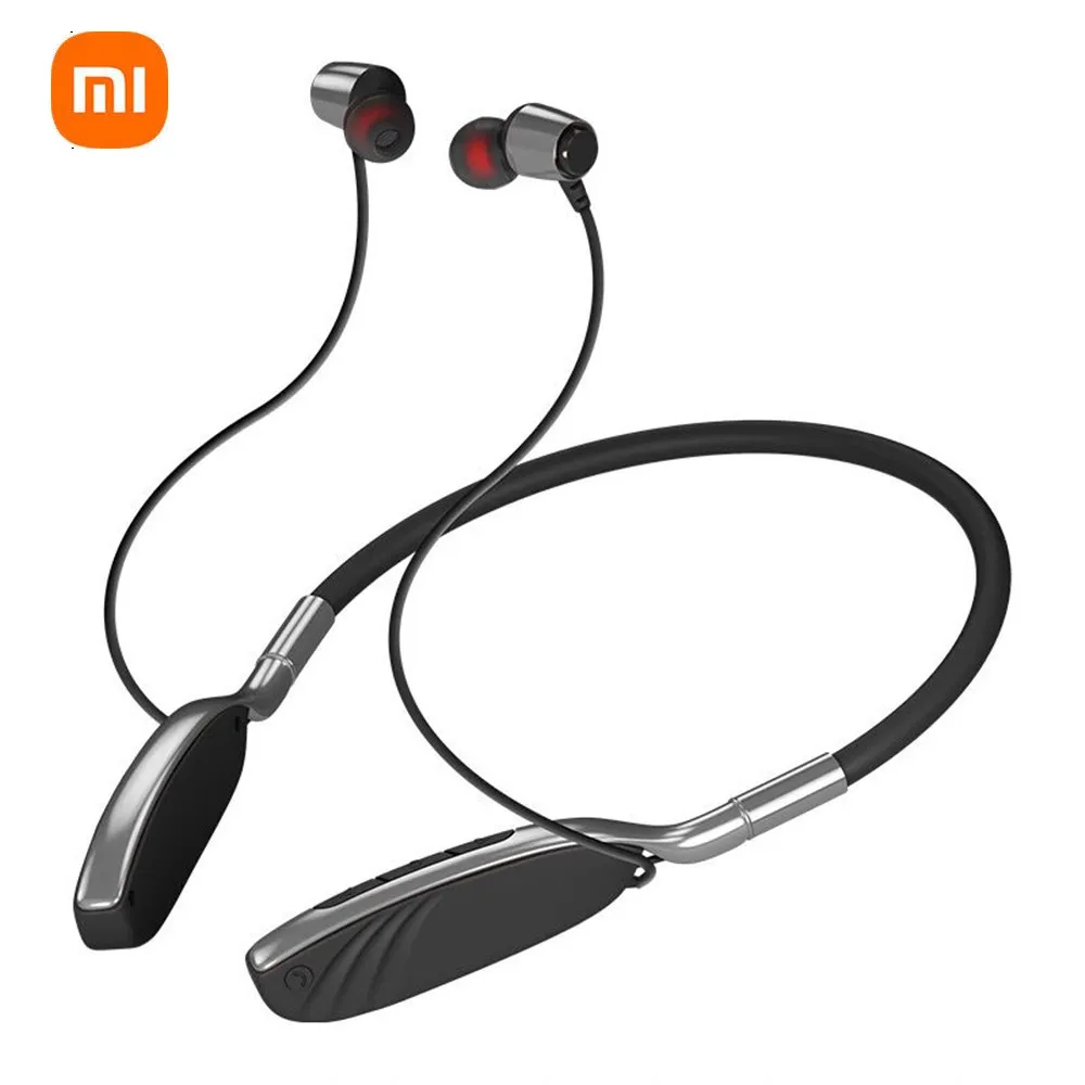 Xiaomi Беспроводная подвесная Шейная гарнитура Металлические Спортивные наушники
