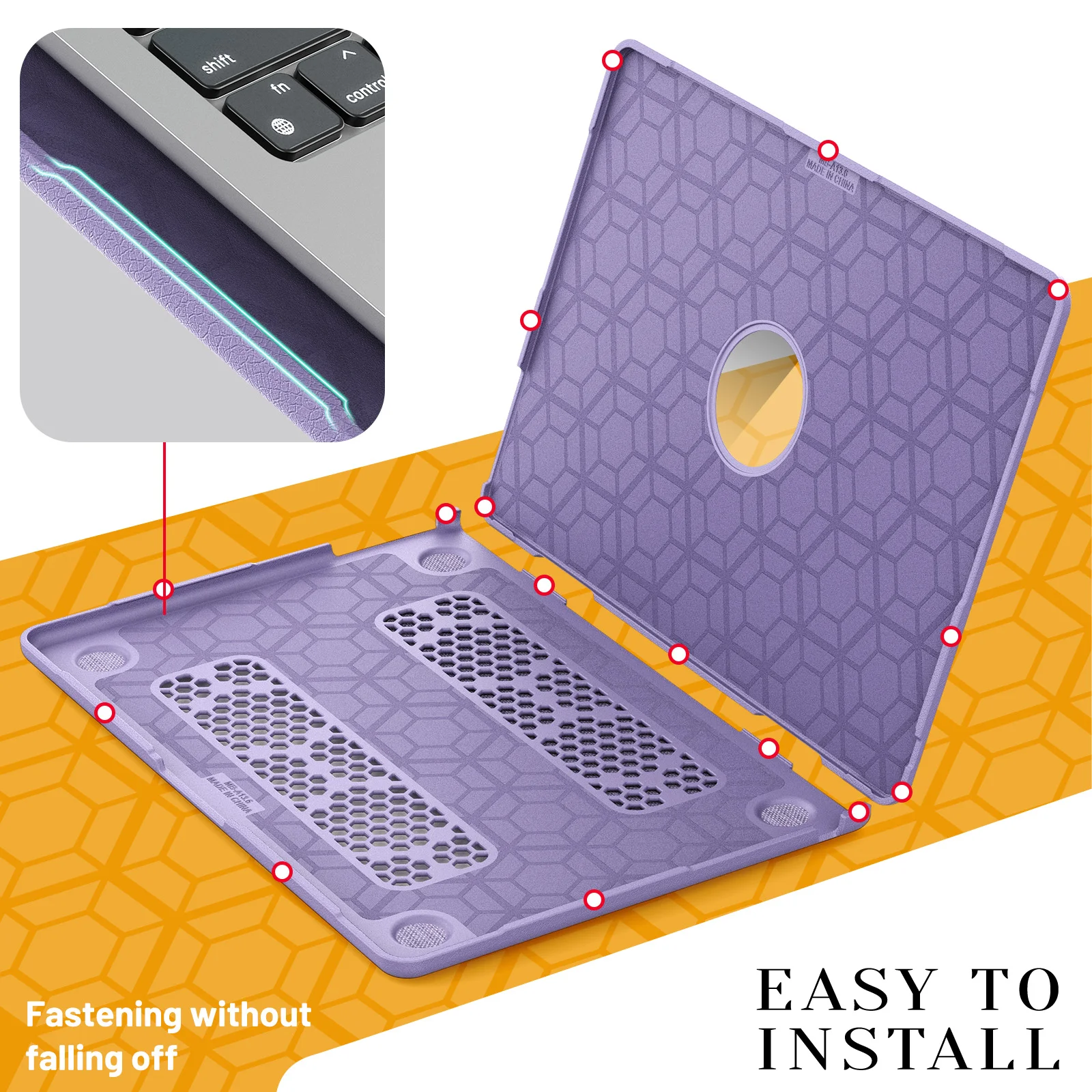Sleek Protective Laptop Case with Stand Cover