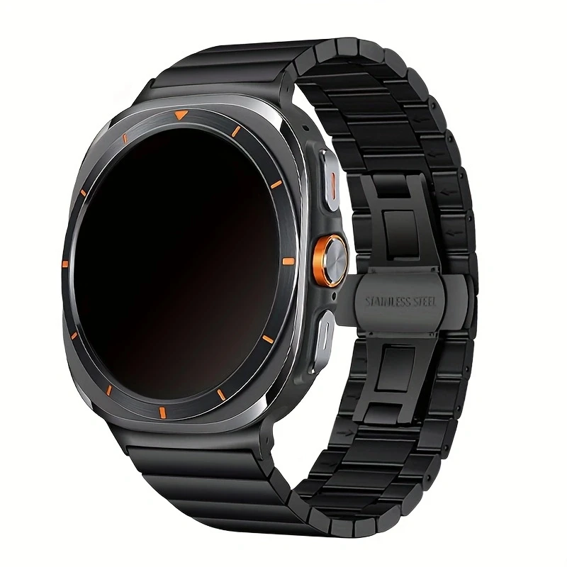 حزام من الفولاذ المقاوم للصدأ لساعة سامسونج جالاكس...