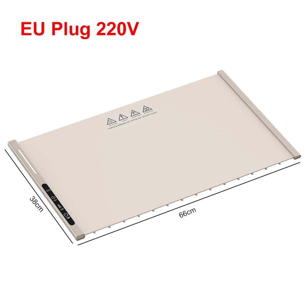 جهاز تسخين الطعام الكهربائي: لوحة تدفئة قابلة للطي...