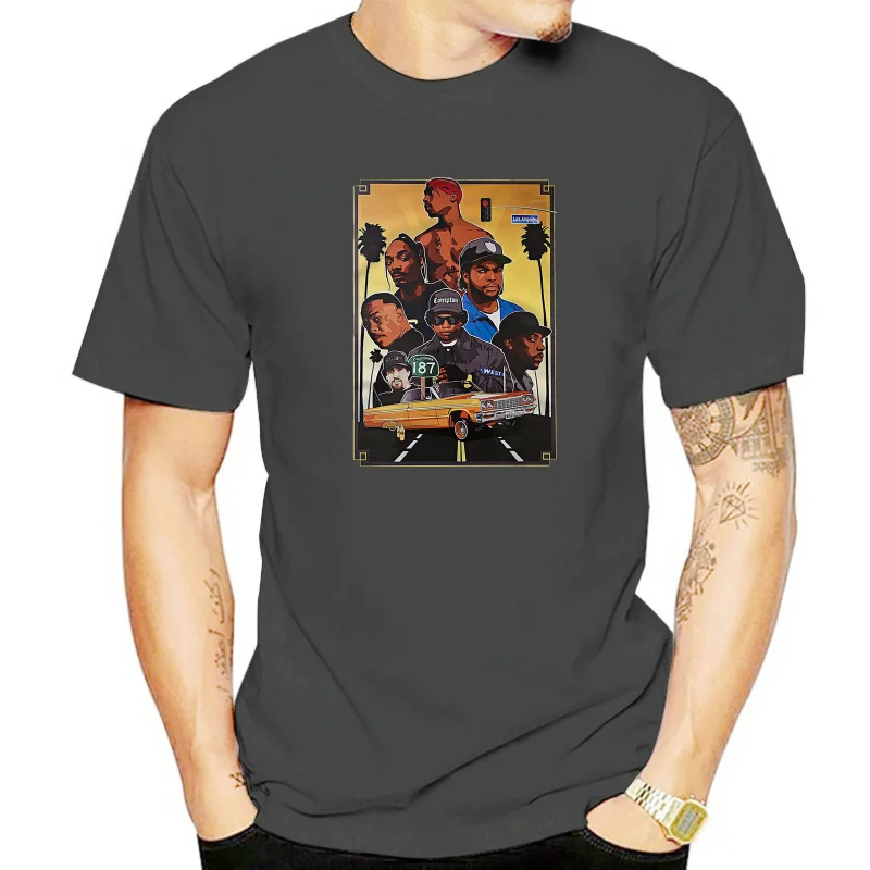 

Футболка NWA Snoop Dogg 2PAC Tupac Прямая Из Compton Jay Z, общественная футболка, враг, для мужчин и женщин, унисекс, модная футболка, бесплатная доставка