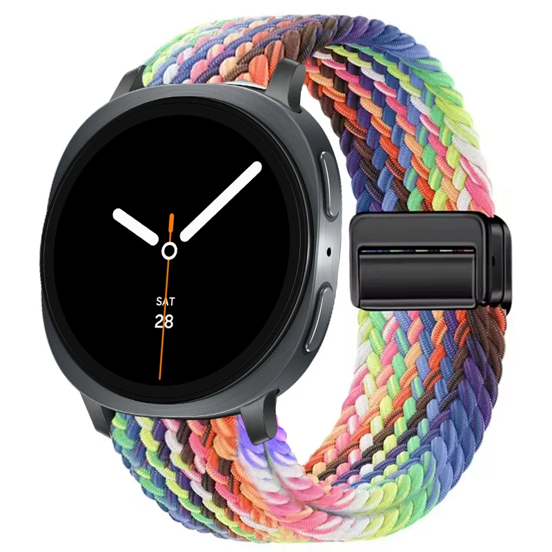 Braided Nylon Solo Loop Magnetic Sports Band Bracelet