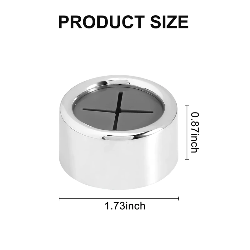 A52I-Self-Adhesive Towel Holder Hooks Round Wall Mount For Bathroom Kitchen Home