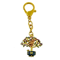 2025 Peach Tree With Magic Monkey And 9 Coins Keychain Bring Good Luck w5660 1