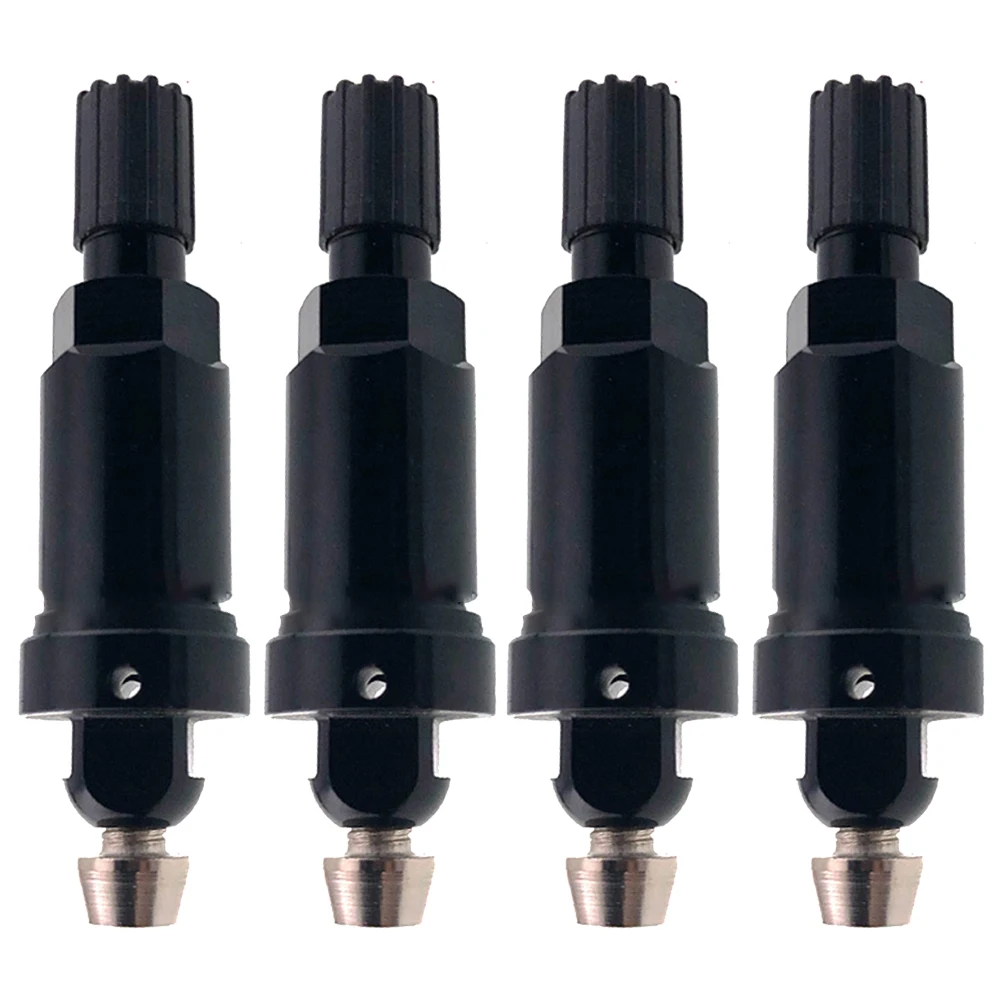 4ชิ้น TPMS ชุดซ่อมวาล์วเซนเซอร์วัดความดันยางรถยนต์อุปกรณ์เสริมสำหรับซ่อมแซมเซนเซอร์วัดความดันยางรถยนต์สีดำของเทสลา 1