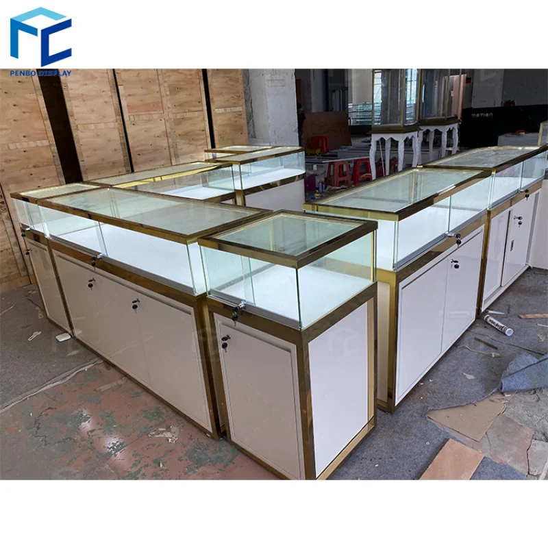 Switzerland Jewelry Watch Shop Jewelry Glass Showroom Design Jewellery Display Showcase