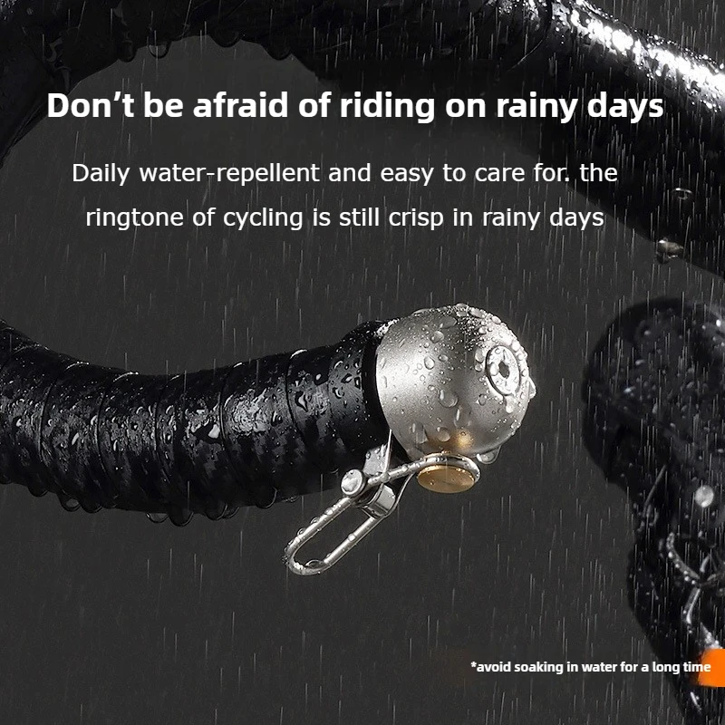 Aluminum Alloy Bicycle Bell - Loud 110dB Safety Horn, Waterproof & Anti-Rust