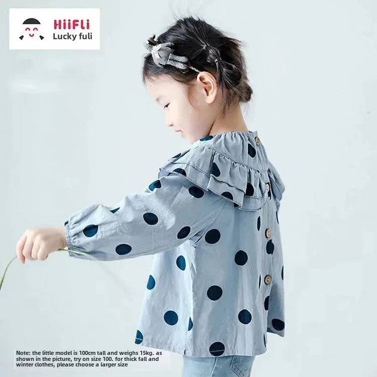 Cute Baby Girl Long Sleeve Cotton Romper Lace Trimmed Prevent Dirtying Feeding Cover up Children's Apparel from Mainland China