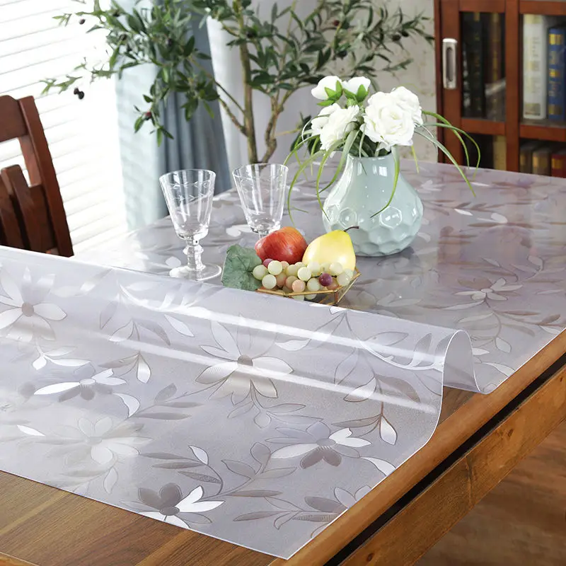 Soft Glass Pvc Tablecloth Waterproof Anti Plastic  Transparent Oilcloth  Table Pvc - Table Cloth - Aliexpress