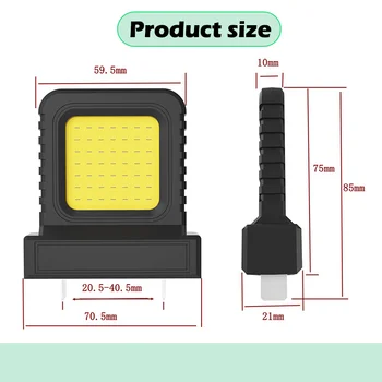 Power Tool Work Lamp Lights For Makita For Milwaukee For Dewalt For Bosch For Parkside Lithium Battery LED Light 6