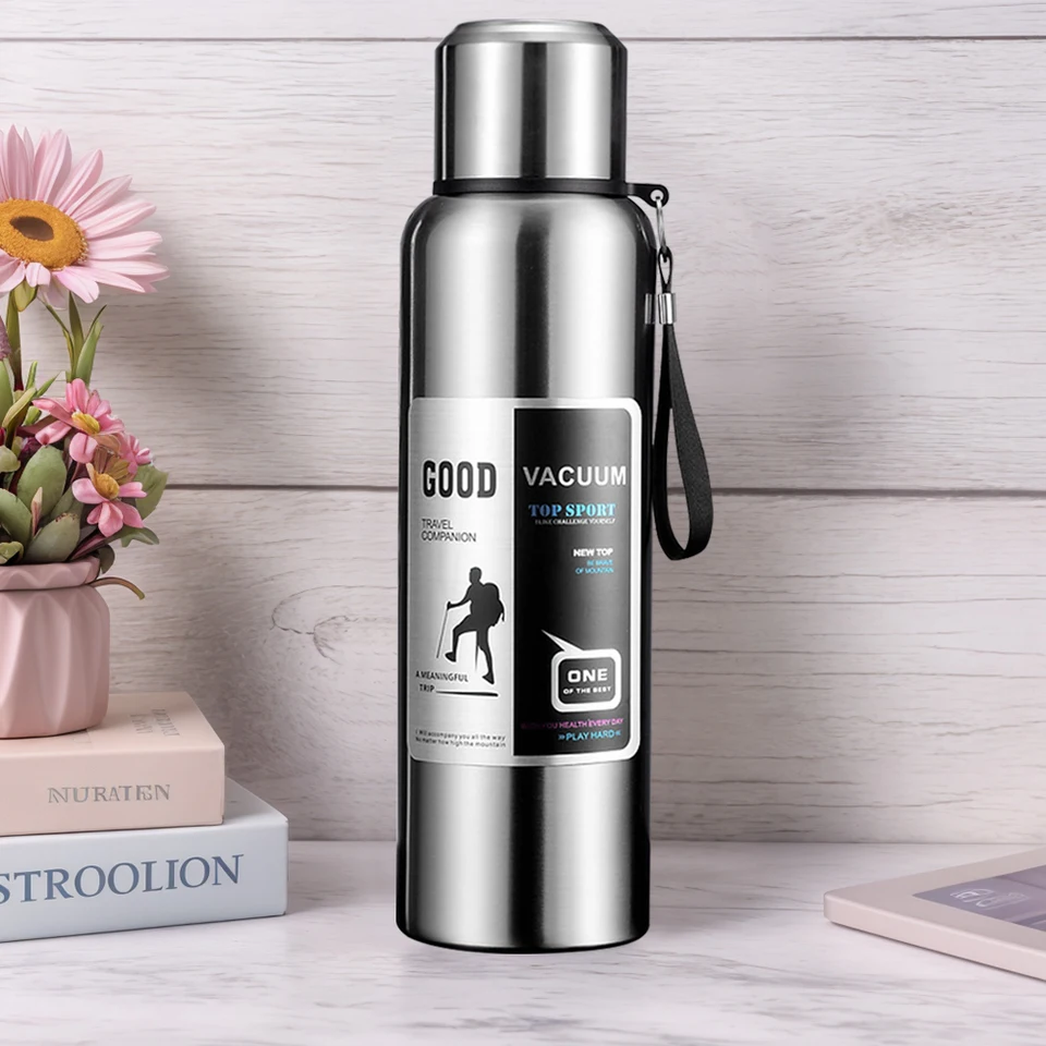 Large Capacity Insulated Stainless Steel Water Bottle