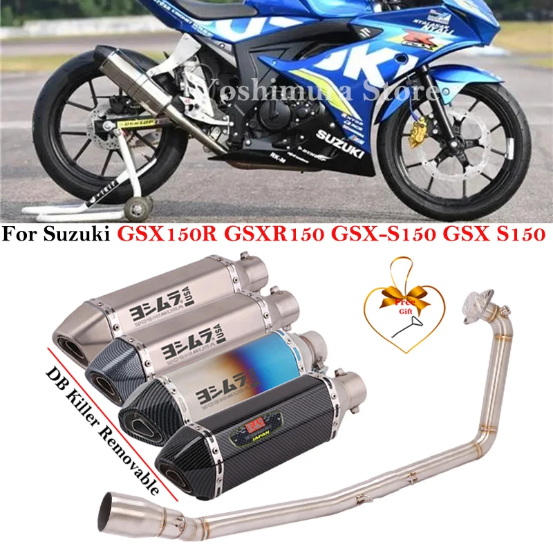 Full Systems Slip On For Suzuki GSX150R GSXR150 GSX-S150 GSX S150