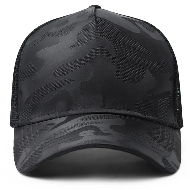 Deeper large size Quick Drying Camouflage Baseball Caps Big  bead  Mesh  Dad Hat Men Plus Size 65cm Adjustable Snapback Caps 6