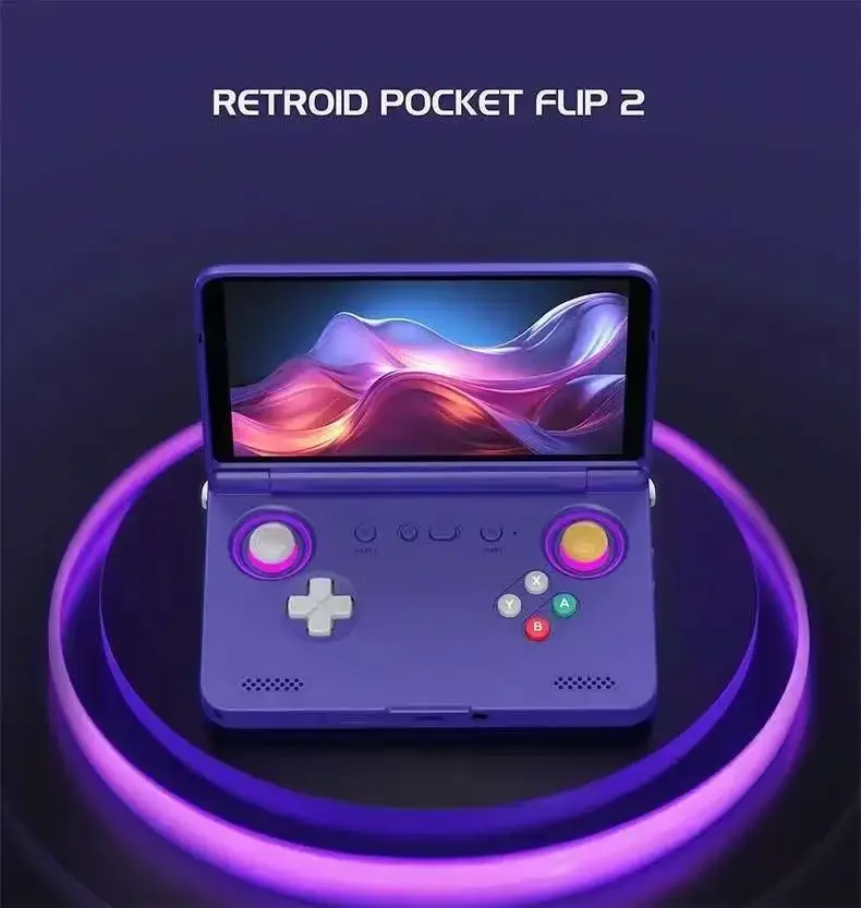 Retroid Pocket Flip2 レトロハンドヘルドゲームコンソール