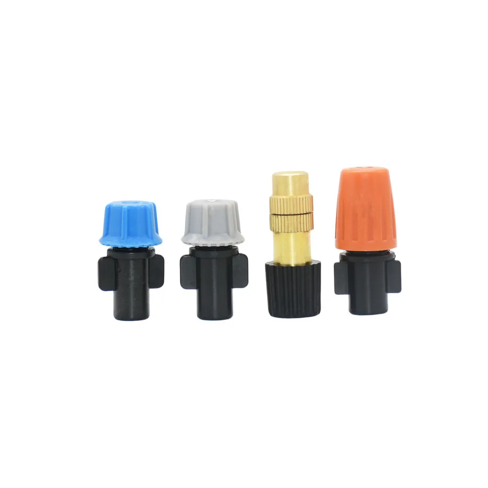 1/4 Inch Nozzle Dripper Watering Sprayer Misting Sprinkler With Hose Tee Barb Thread Connector For Garden Irrigation System