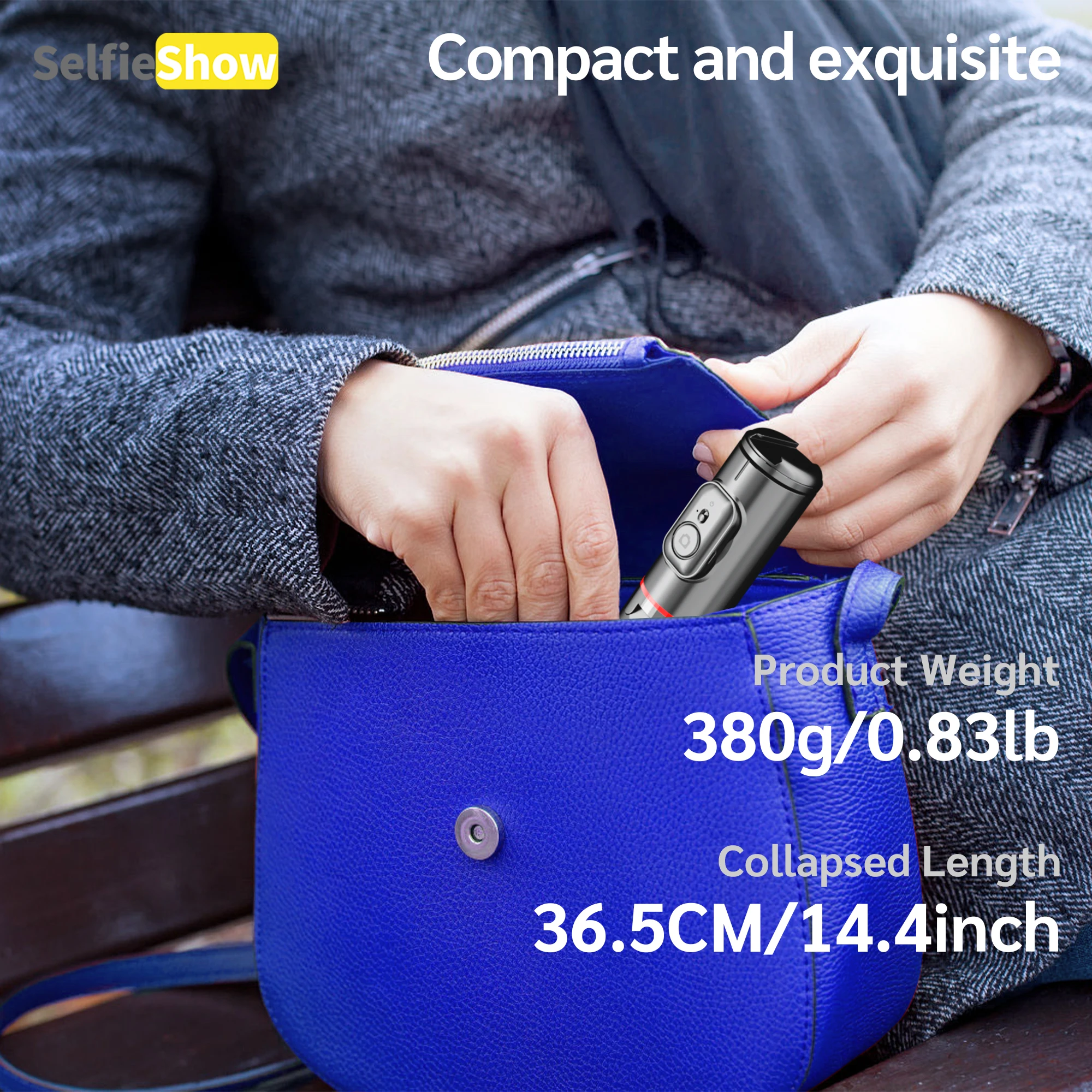 Selfie Stick Wireless Bluetooth Stable Tripod 72 Inch Aluminum Alloy Portable Stand Stabilizer Tripe iOS Android Cellphone
