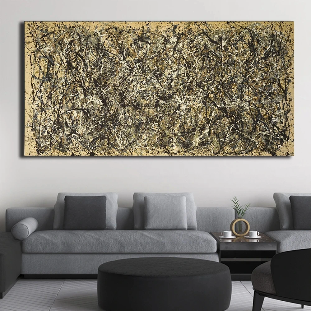 Jackson Pollock, One Number 31 - Stampa Poster, Dipinti Famosi Decorazione Murale