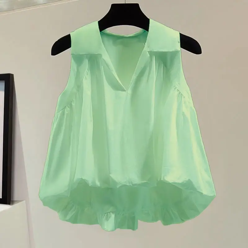V-Neck Summer Women T-shirt Casual All-match Comfortable Tops - Uniqwear