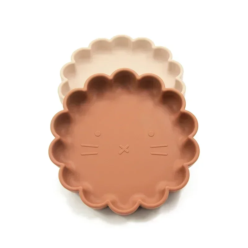 Best Seller Lion Style Flower Silicone Plate BPA Free Food Grade Silicone Suction Plate Sample Available For Quality Check 4