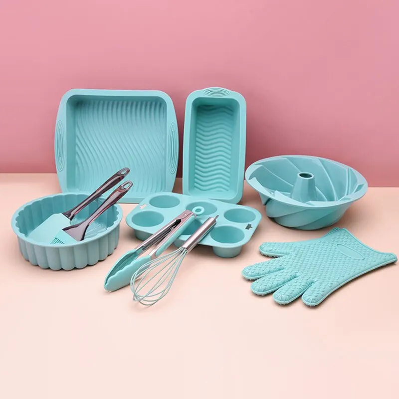 Silicone Cake Mold Scrape Oil Brush 10 Pieces silicone oil brush