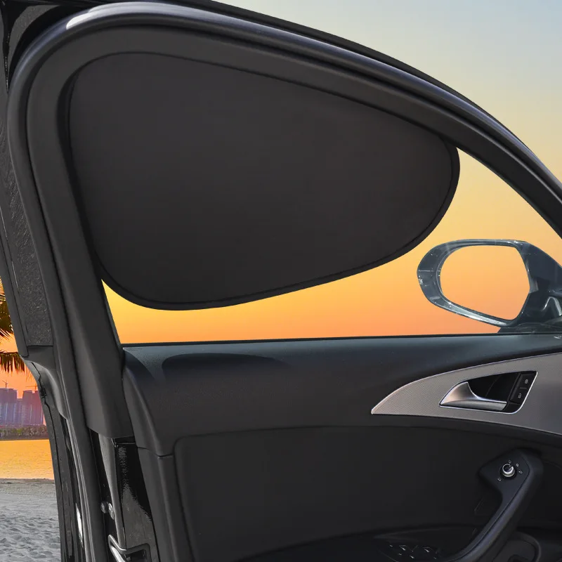 Car Sunshade Window Self-priming Sunscreen Heat Insulation Shield Inside Electrostatic Adsorption Side Curtain Privacy Car Mesh window sunshade car window sunshade