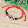 Chinese Feng Shui I Ching Ancient Coin Red String Attract Lucky Wealth Bracelets 2